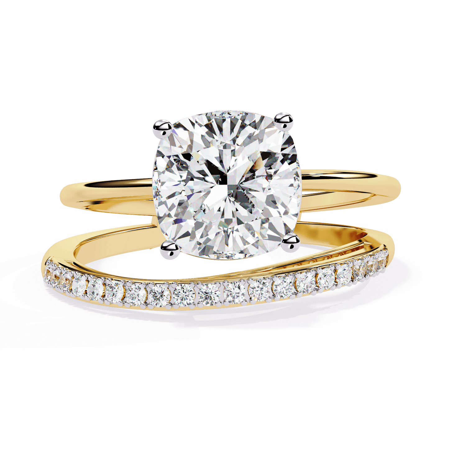 Luxe 2.28 Cushion Cut Solitaire Ring