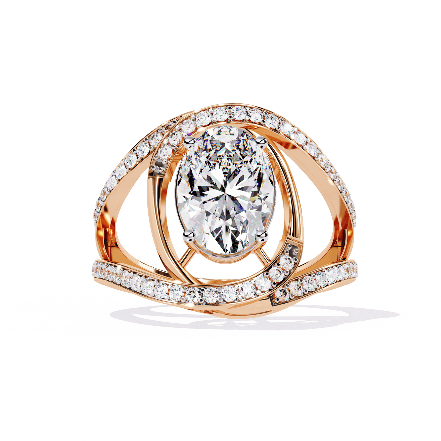 Bold and Beuatiful 7.35 Carat Oval Solitaire Ring