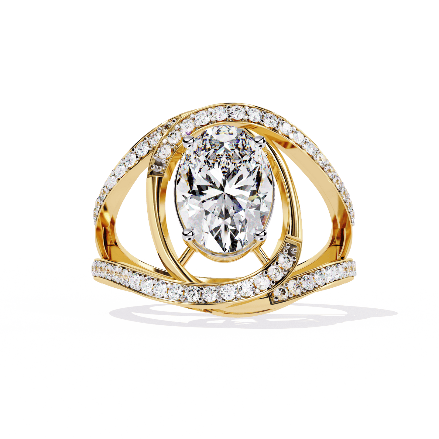 Bold and Beuatiful 7.35 Carat Oval Solitaire Ring