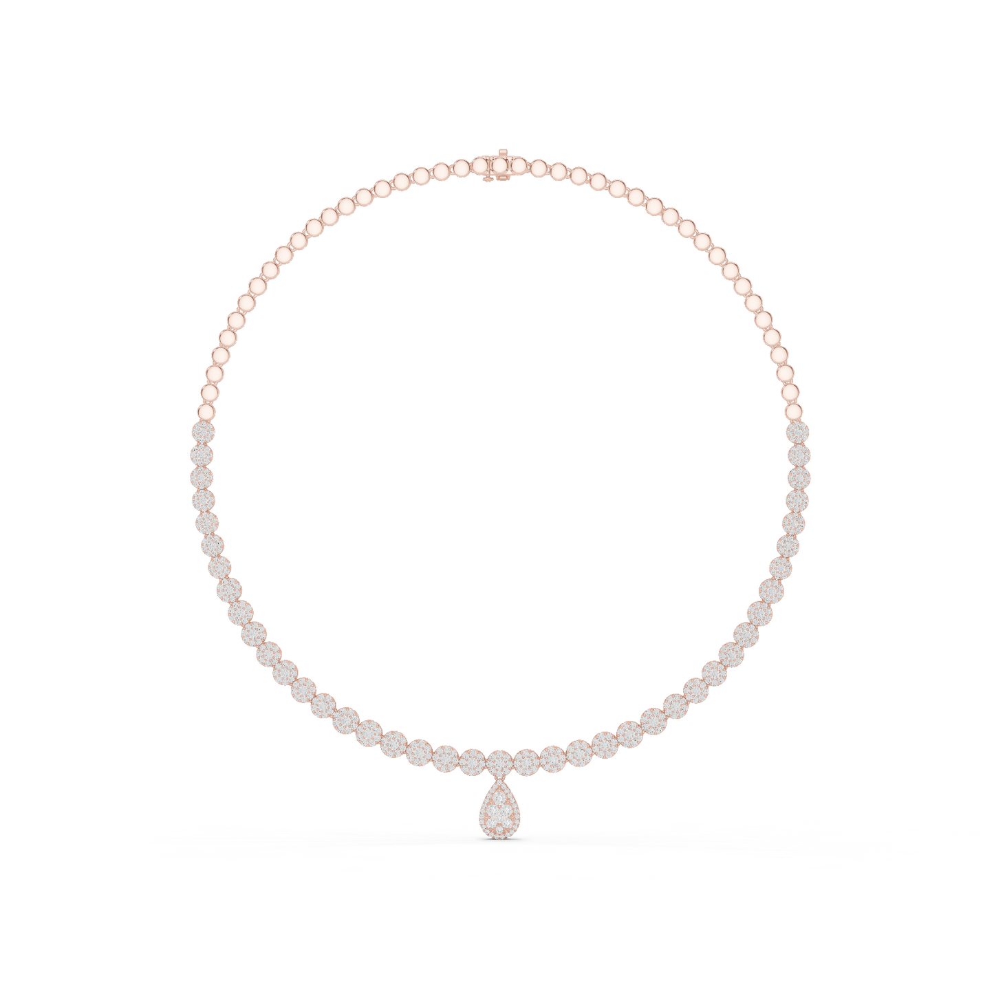 Bride's Glow Exquisite Diamond Necklace