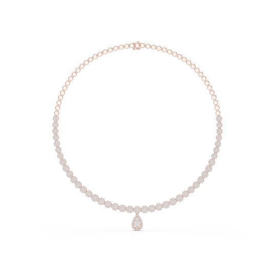Bride's Glow Exquisite Diamond Necklace