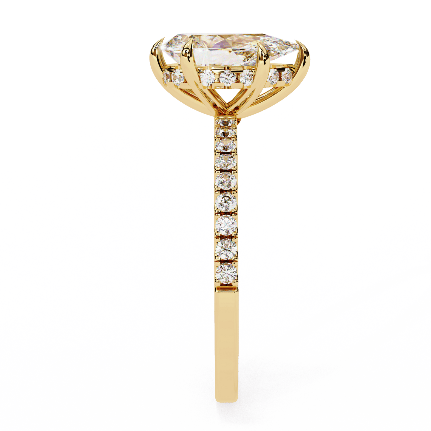 Love Drop Pear shaped 1.81 Carat Solitaire Ring