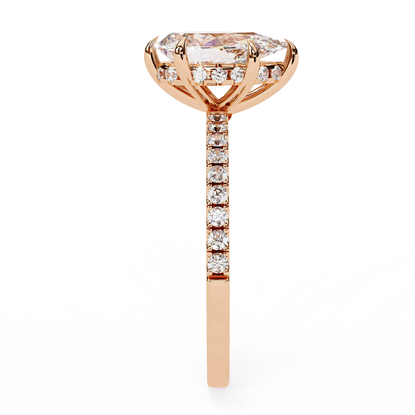 Love Drop Pear shaped 1.81 Carat Solitaire Ring