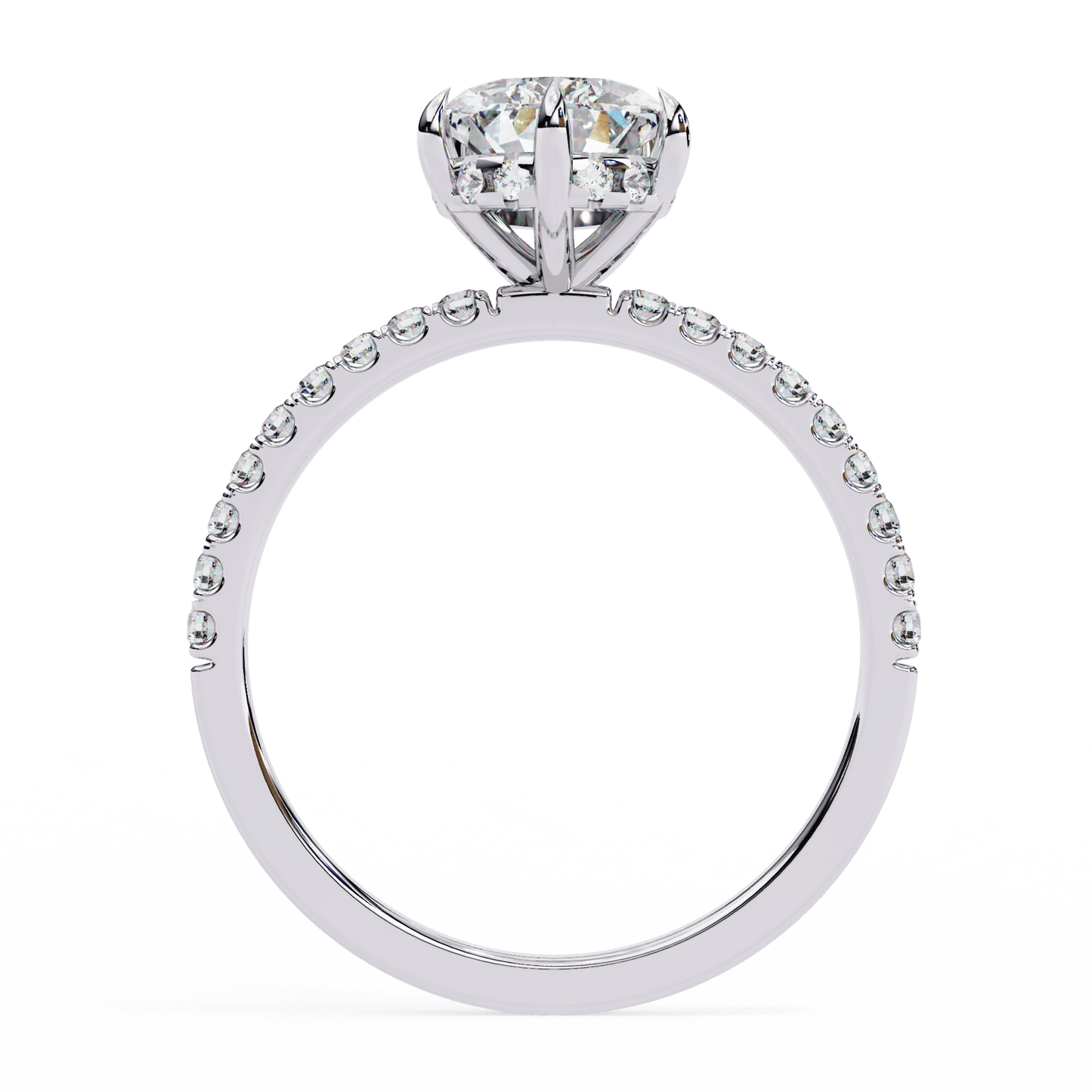 Love Drop Pear shaped 1.81 Carat Solitaire Ring