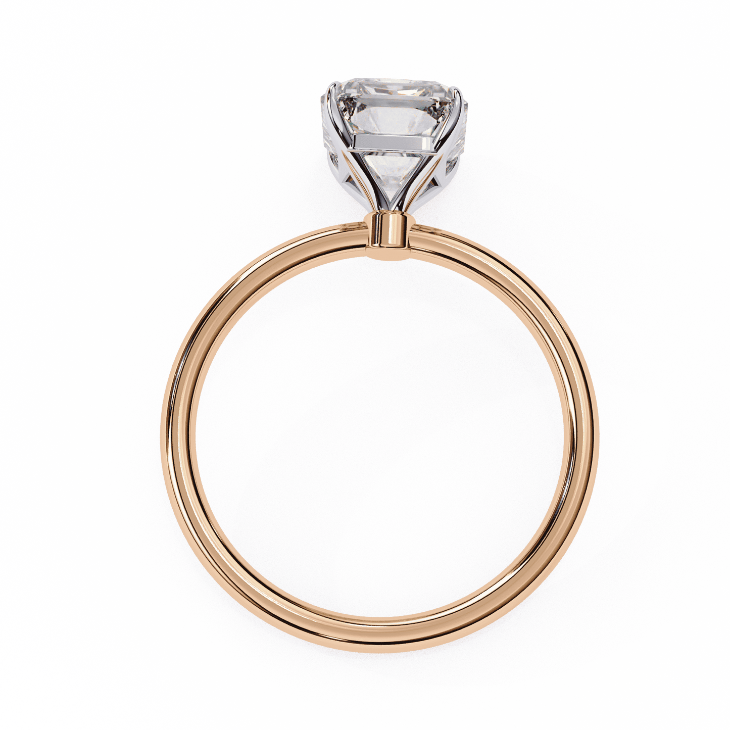 Bold n Bizzare 3.03 Carat Radiant Solitare Ring
