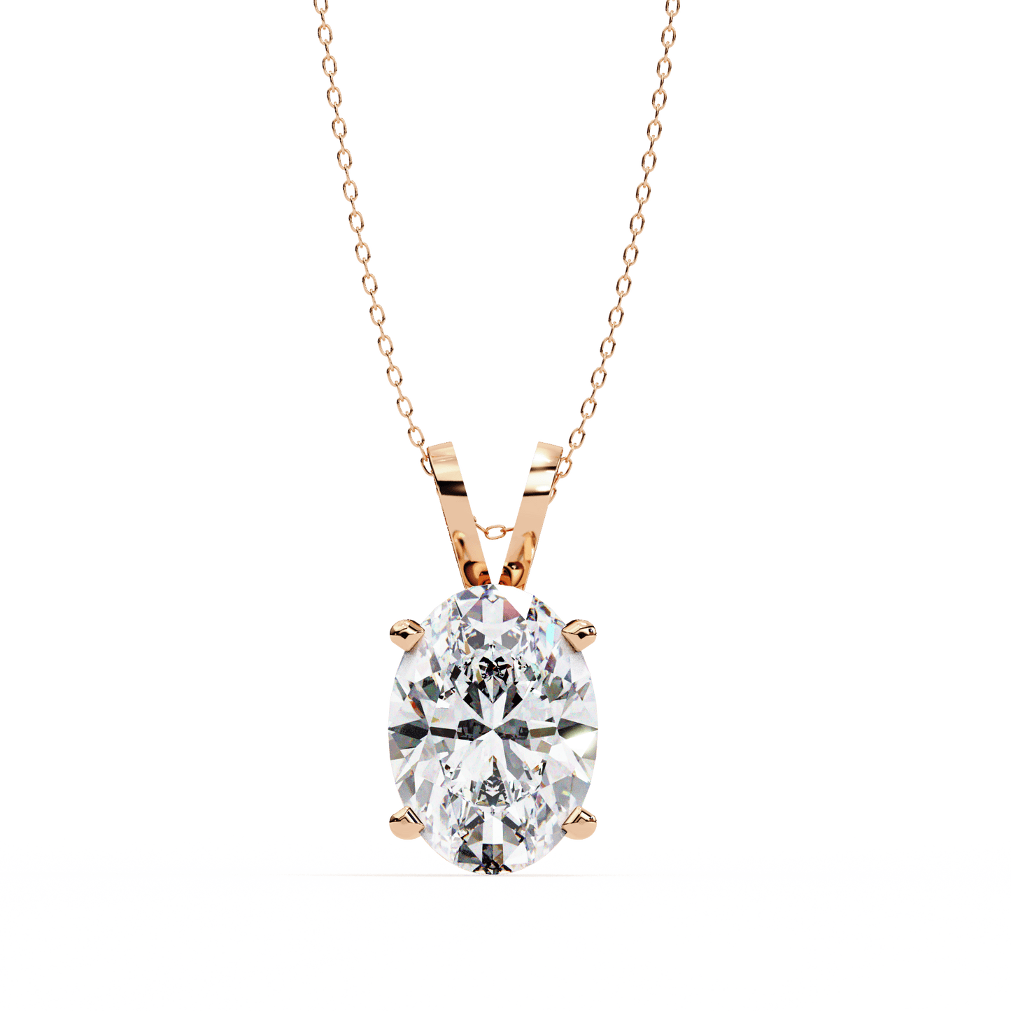2.48 Carat Oval Solitaire Pendant