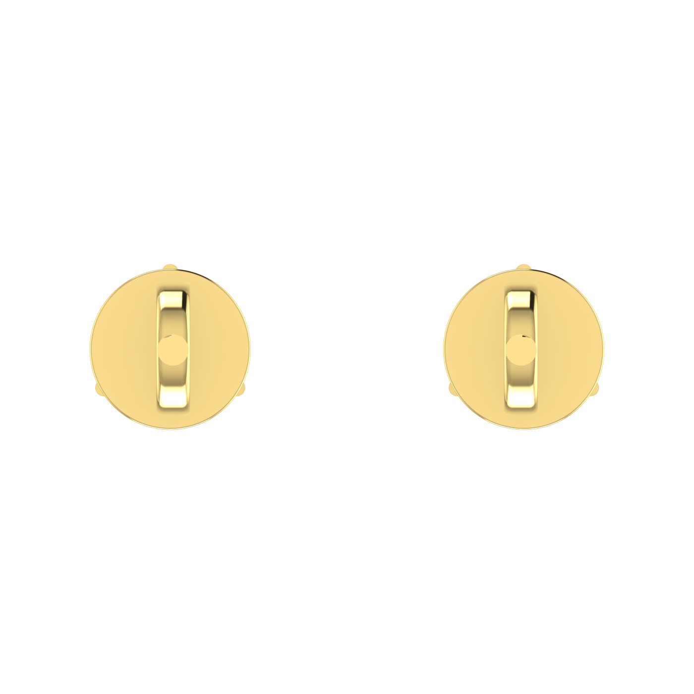 0.50 Carat each 3 Prong setting Round Diamond Earrings