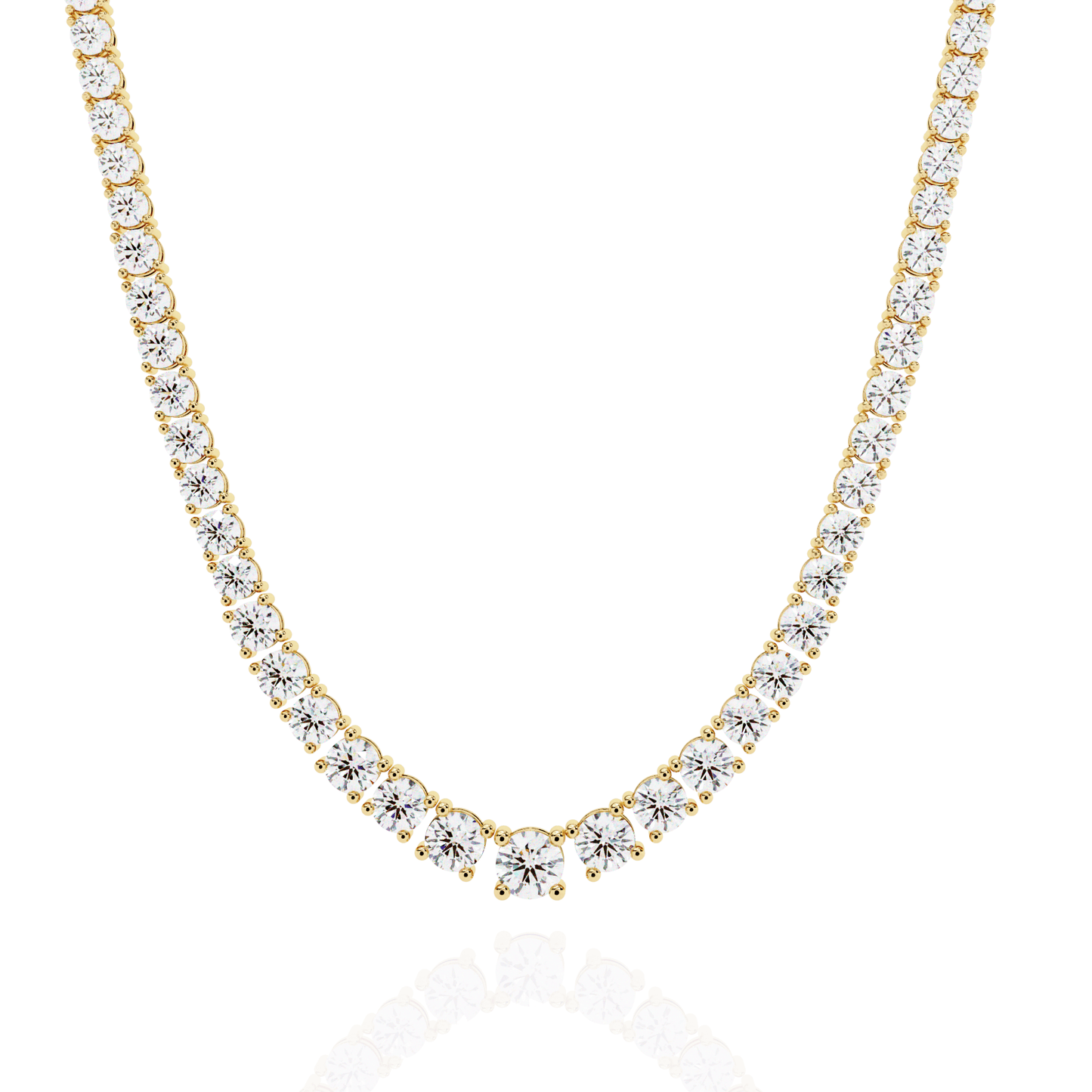 Show Stopper Tennis Diamond Necklace