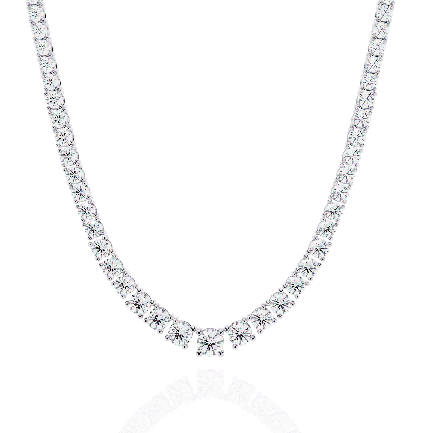 Show Stopper Tennis Diamond Necklace