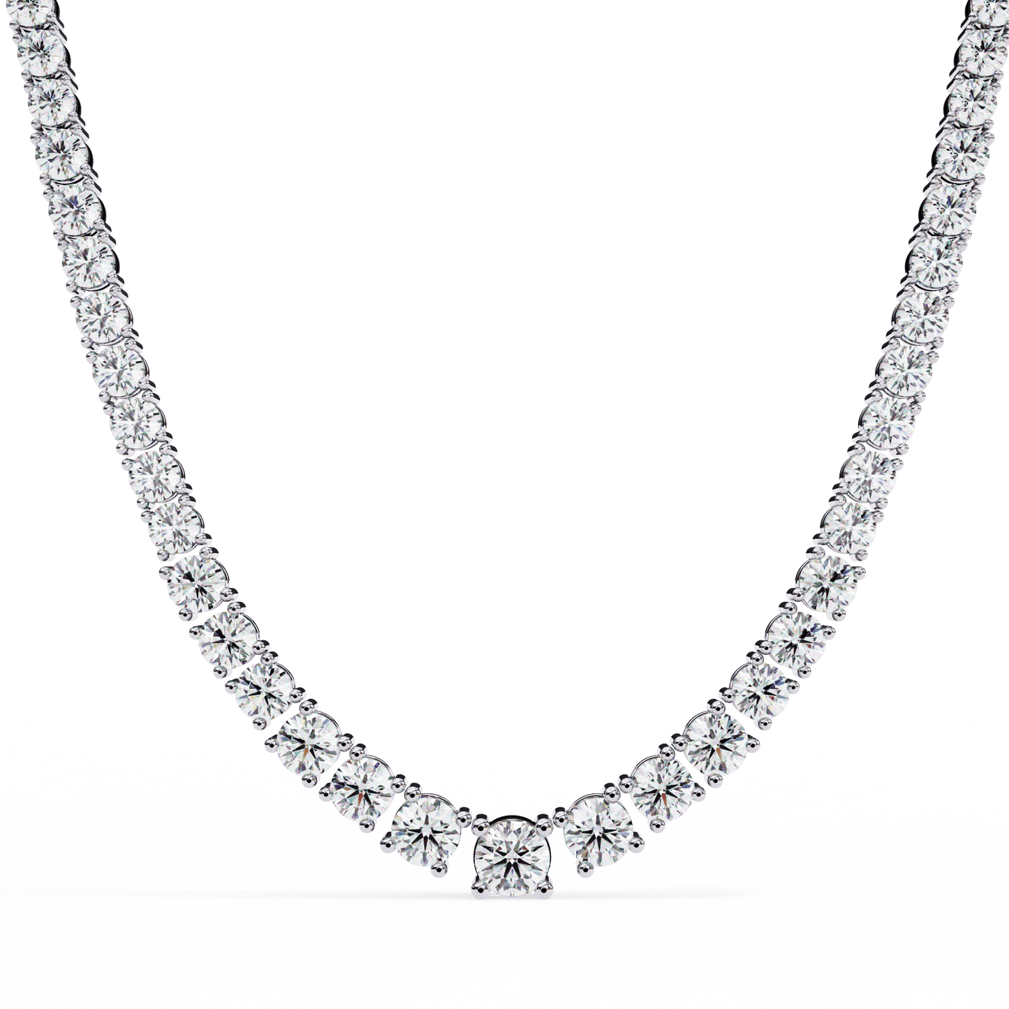 Show Stopper Tennis Diamond Necklace