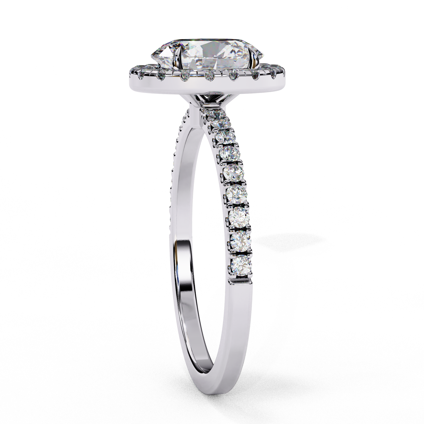 Ovaline 1.09 Carat Solitaire Ring