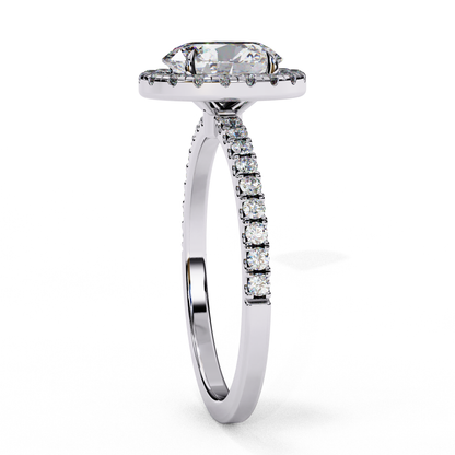 Ovaline 1.09 Carat Solitaire Ring