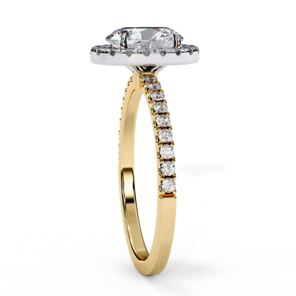 Ovaline 1.09 Carat Solitaire Ring