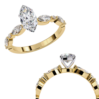 Melora Marquise 0.82 Carat Solitaire Ring
