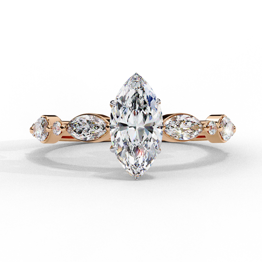 Melora Marquise 0.82 Carat Solitaire Ring