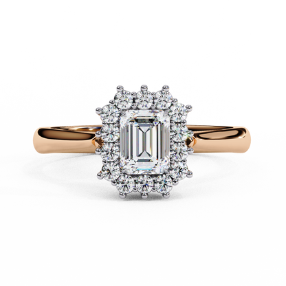 Queen's Emerald 0.35 Ct Solitaire Ring