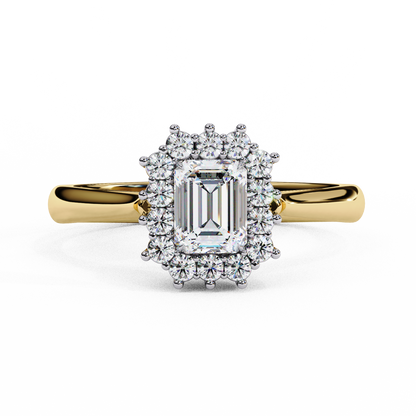 Queen's Emerald 0.35 Ct Solitaire Ring