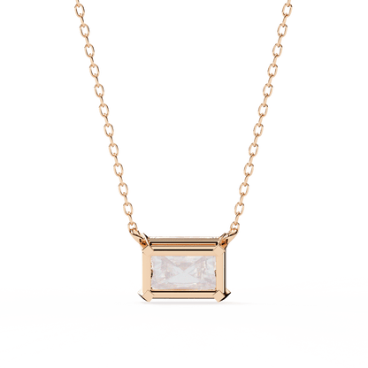 1.95 Carat Radiant Solitaire Pendant