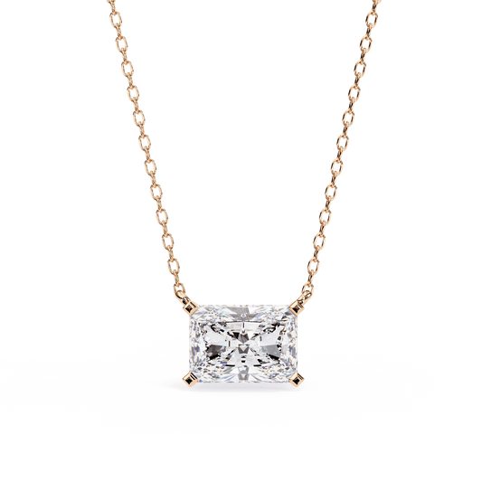1.95 Carat Radiant Solitaire Pendant