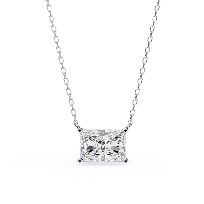 1.95 Carat Radiant Solitaire Pendant