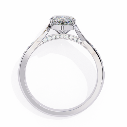 Minimalist Marquise Solitaire Ring