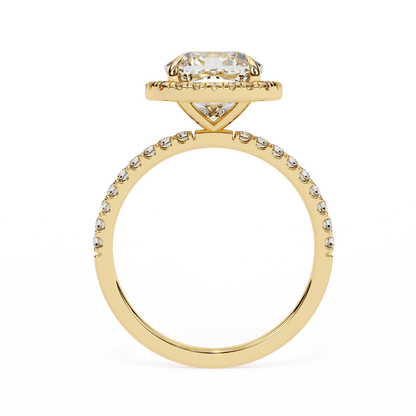 Clara Cushion Cut 1.78 Solitaire ring