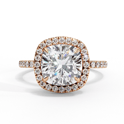Clara Cushion Cut 1.78 Solitaire ring