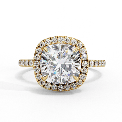 Clara Cushion Cut 1.78 Solitaire ring