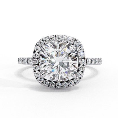 Clara Cushion Cut 1.78 Solitaire ring