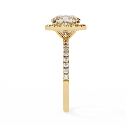 Clara Cushion Cut 1.78 Solitaire ring