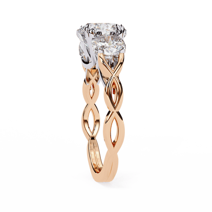 Intertwine 2.19 Carat Soliatire Engagement Ring