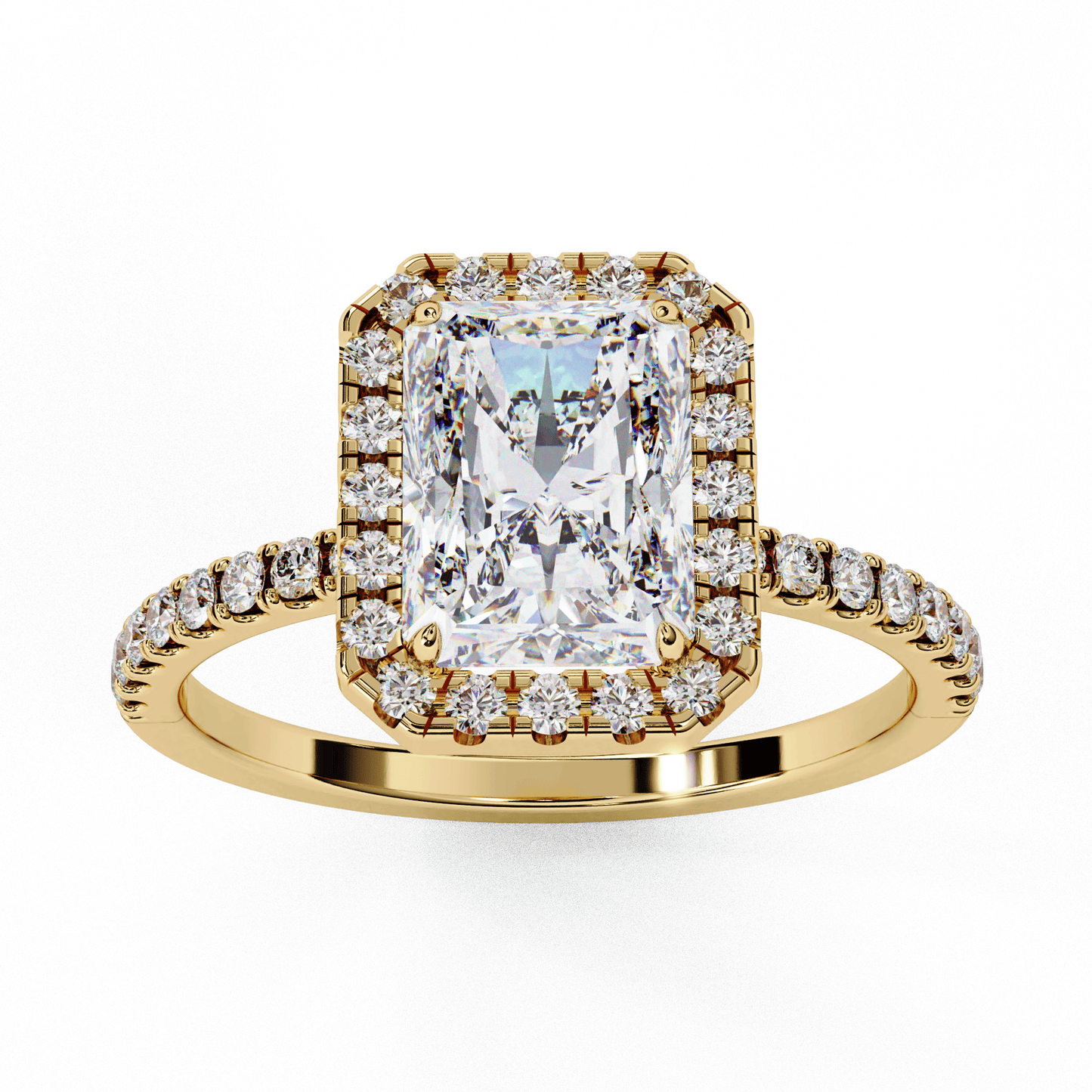 Radiant 2.19 Carat Solitaire Ring