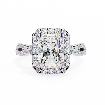 Celestial Radiant Cut Solitaire Ring