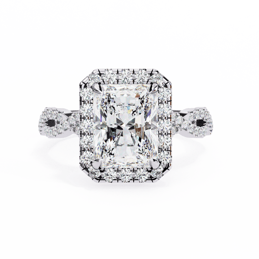 Celestial Radiant Cut Solitaire Ring