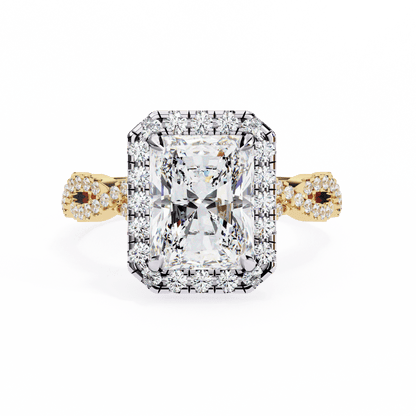 Celestial Radiant Cut Solitaire Ring
