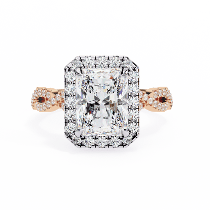 Celestial Radiant Cut Solitaire Ring