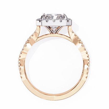 Celestial Radiant Cut Solitaire Ring