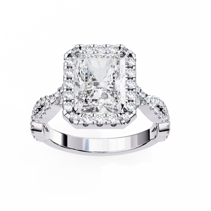 Celestial Radiant Cut Solitaire Ring