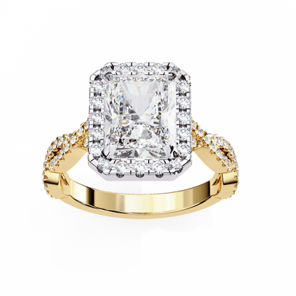Celestial Radiant Cut Solitaire Ring