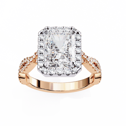 Celestial Radiant Cut Solitaire Ring