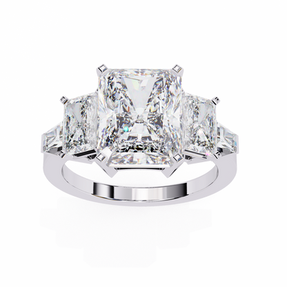 Titan Three Stone Engagement Ring