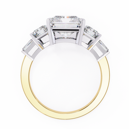 Titan Three Stone Engagement Ring