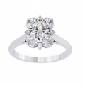 1.09 Carat Oval Union Solitaire Ring