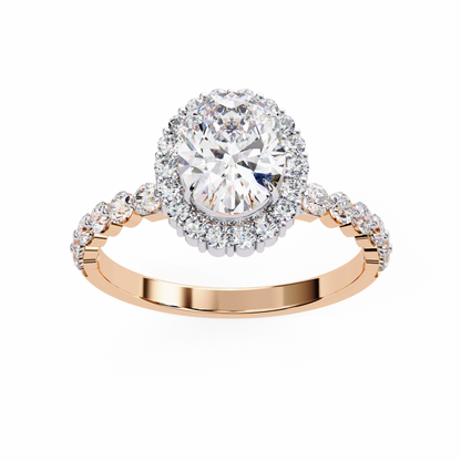 Lovelight 1.08 Carat Oval Solitaire Ring