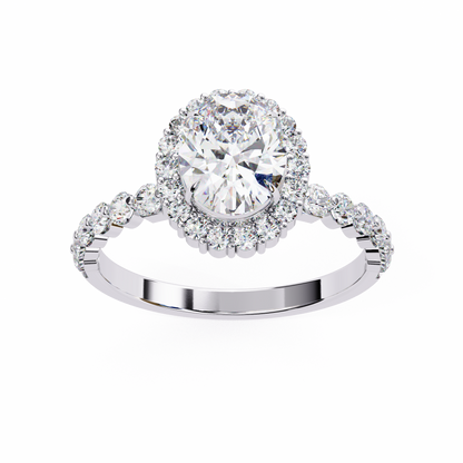 Lovelight 1.08 Carat Oval Solitaire Ring