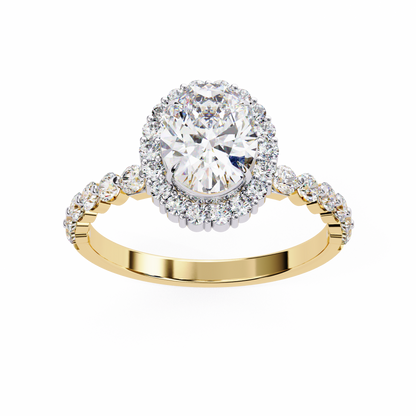 Lovelight 1.08 Carat Oval Solitaire Ring
