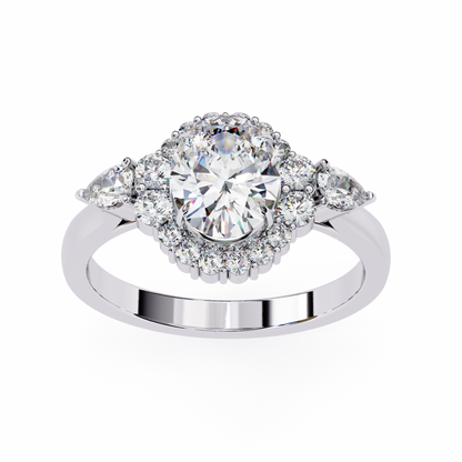 Oval 1.08 Carat Solitaire Ring
