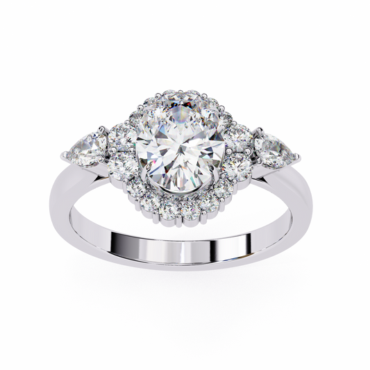 Oval 1.08 Carat Solitaire Ring