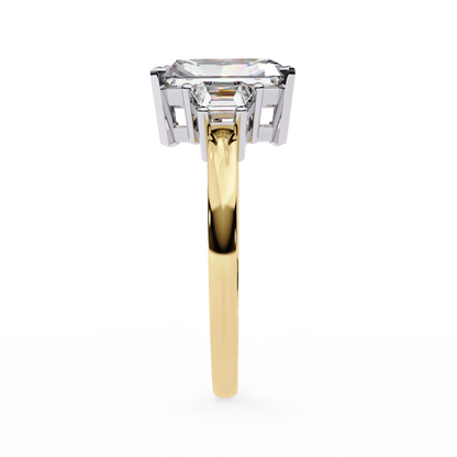 Radiant Gradeaur 3.03 Carat Solitaire Ring