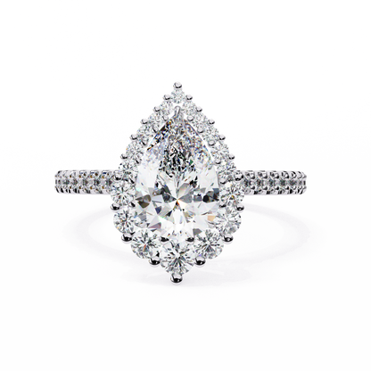 Luv Luxe 1.68 Carat Pear Solitaire Ring